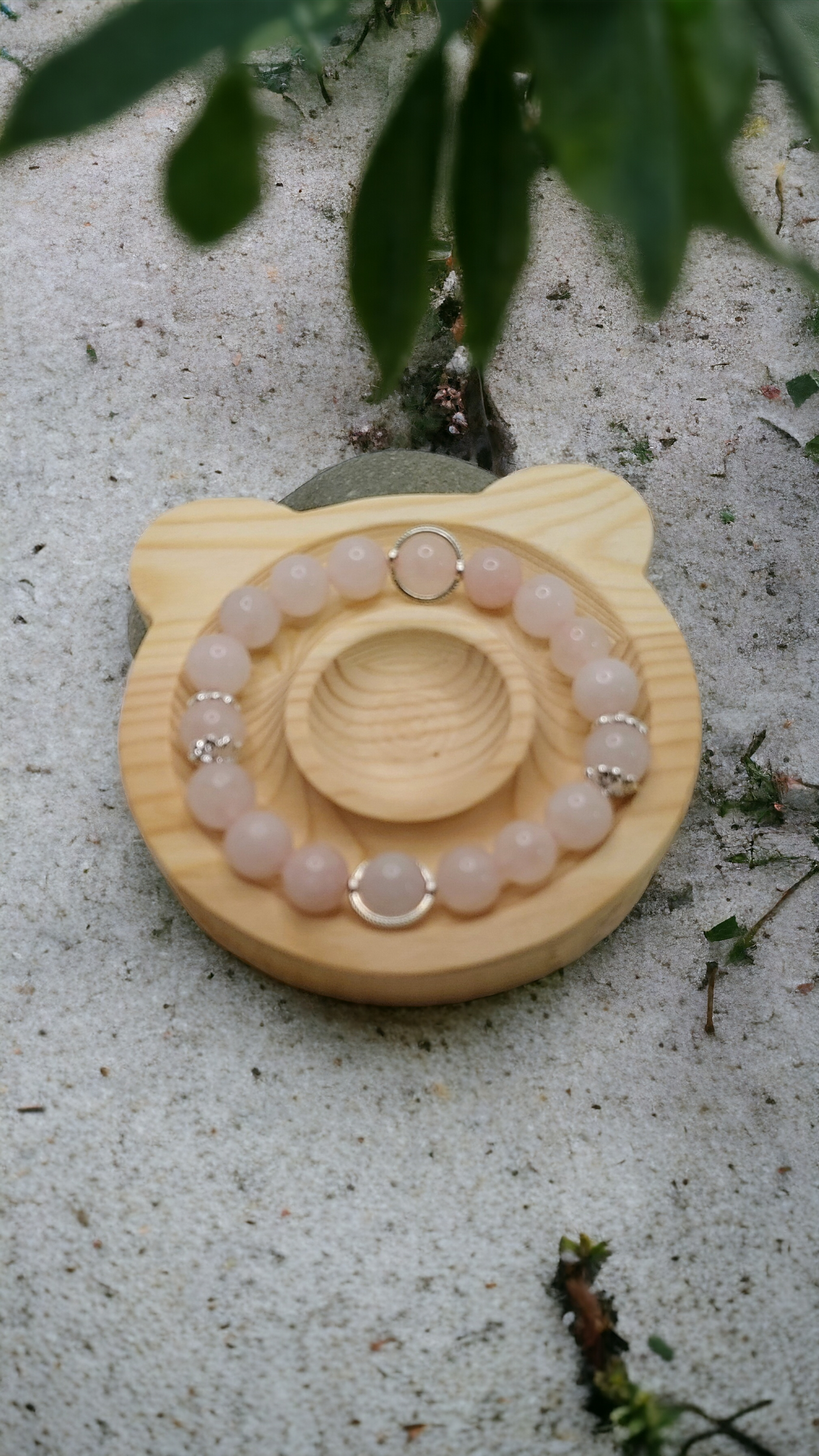 Rose Quartz Natural Crystal Bracelet